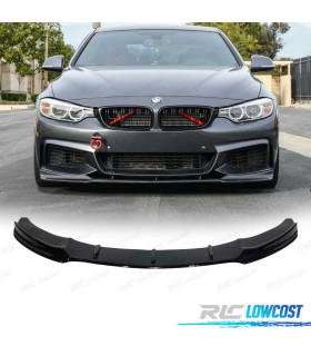 SPOILER LIP DIANTEIRO BMW F32 13-18 LOOK M PRETO BRILHANTE