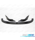SPOILER LIP FRONTAL BMW E60 E61 03-10 LOOK M TECH II PRETO + SPLITTERS