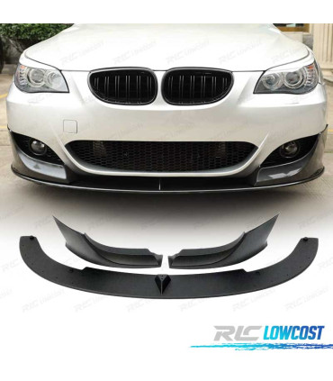 SPOILER LIP FRONTAL ​​​​BMW E60 E61 03-10 LOOK M5 + SPLITTERS