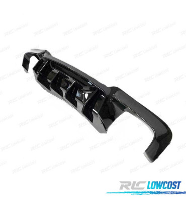 DIFUSOR BMW F10 F11 LOOK M COMPETITION PRETO BRILHANTE