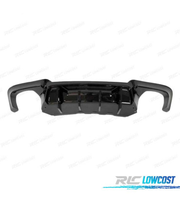 DIFUSOR BMW F10 F11 LOOK M COMPETITION PRETO BRILHANTE