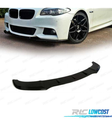 SPOILER LIP FRONTAL BMW F10 LOOK M TECH LCI 10-16 PRETO