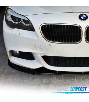 SPOILER LIP FRONTAL BMW F10 LOOK M TECH LCI 10-16 PRETO
