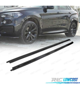EXTENSÕES EMBALADEIRAS BMW X6 F16 14-19 LOOK M PERFORMANCE PRETO BRILHANTE