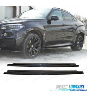 EXTENSÕES EMBALADEIRAS BMW X6 F16 LOOK M PRETO BRILHANTE