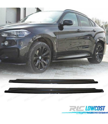 EXTENSÕES EMBALADEIRAS BMW X6 F16 LOOK M PRETO BRILHANTE