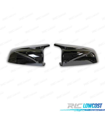 CAPAS DE ESPELHOS RETROVISORES BMW E60 LCI LOOK M4 07-09 PRETO BRILLANTE
