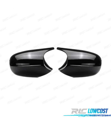 CAPAS DOS ESPELHOS BMW E90 E91 E92 E93 E81 E87 E82 E83 LCI 08-13 LOOK M4 PRETO BRILHANTE