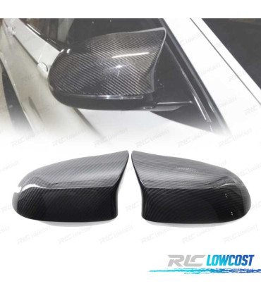 CAPAS DE ESPELHOS RETROVISORES BMW F25 F26 F15 F16 14-18 CARBONO