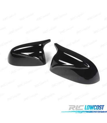CAPAS DE ESPELHOS RETROVISORES BMW X5 G05 X6 G06 LOOK M PRETO BRILHANTE