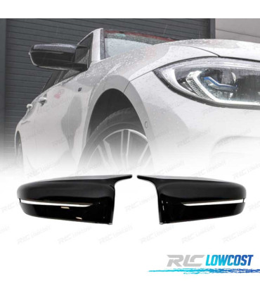 CAPAS DE ESPELHOS RETROVISORES BMW G20 19- PRETO BRILHANTE