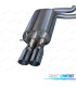 LINHA DE ESCAPE PARA BMW E60 LOOK M5 PONTA ANGULAR REDONDA