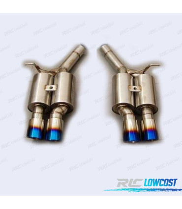 LINHA DE ESCAPE COMPLETO BMW F80 F82 LOOK M4 CATBACK