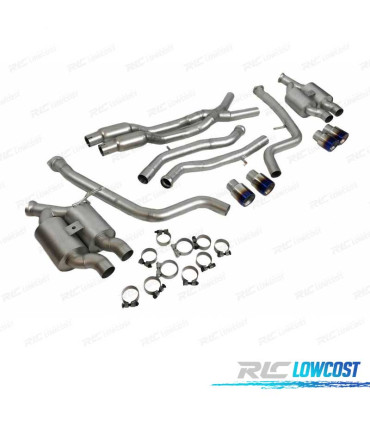 LINHA DE ESCAPE COMPLETO BMW F80 F82 LOOK M4 CATBACK