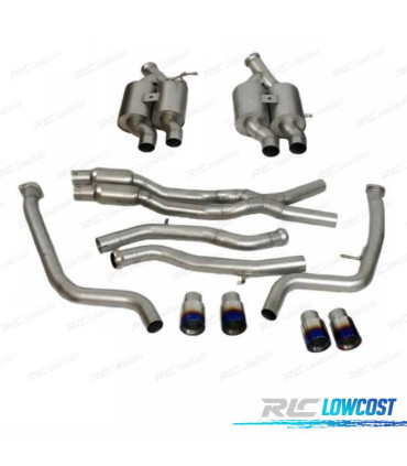 LINHA DE ESCAPE COMPLETO BMW F80 F82 LOOK M4 CATBACK