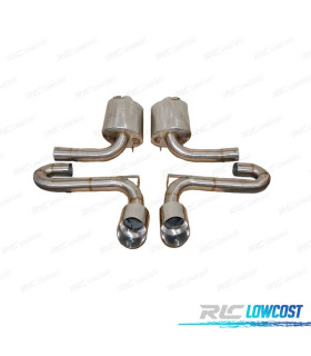 LINHA DE ESCAPE BMW X6 E71 E72 08-14 CROMADO