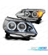 FAROIS BMW E60 E61 03-07 LUZ DIURNA LED PRETO