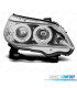 FAROIS BMW E60 E61 03-07 LUZ DIURNA LED PRETO