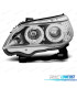 FAROIS BMW E60 E61 03-07 LUZ DIURNA LED PRETO