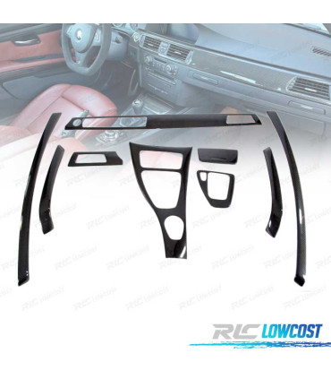 MOLDURAS INTERIOR DO HABITÁCULO BMW E90 IDRIVE CARBONO