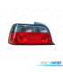 FAROLINS TRASEIROS BMW E36 2P 92-98 LED VERMELHO ESCURECIDO