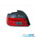 FAROLINS TRASEIROS BMW E39 95-00 LED FUNDO CROMADO
