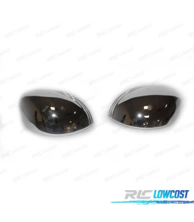 CAPAS DE ESPELHOS RETROVISORES CITROEN C2 C3 02-10 PEUGEOT 206 98-09 CROMADO
