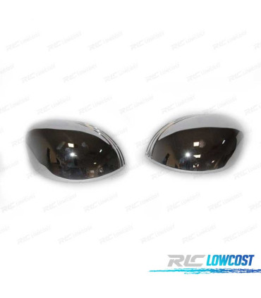 CAPAS DE ESPELHOS RETROVISORES CITROEN C2 C3 02-10 PEUGEOT 206 98-09 CROMADO
