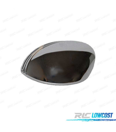 CAPAS DE ESPELHOS RETROVISORES CITROEN C2 C3 02-10 PEUGEOT 206 98-09 CROMADO