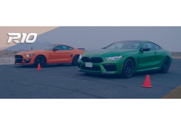 Duelo germano-americano. M8 Competition enfrenta Shelby GT500